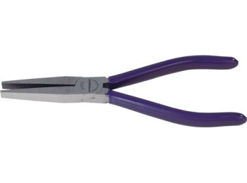 Alicate b/plana recta larga 160mm m/plast format