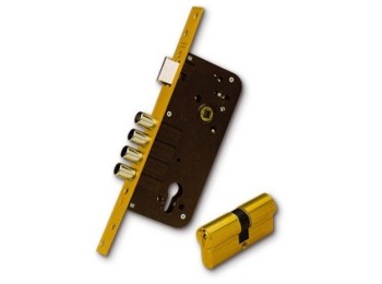 Cerradura mad.emb. 23x50mm 810803030bc bicapa c/cu yale