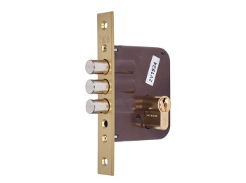 Cerradura mad.emb. 23x50mm c/cu yale bicapa 811803030bc 8118