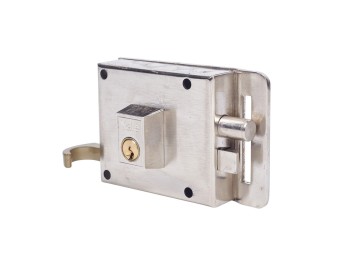 Cerradura sobr. 100x55mm 610dhn h.niq. pic/pal dcha yale