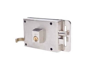 Cerradura sobr. 120x60mm 612dhn h.niq. pic/pal dcha yale