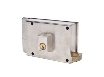Cerradura sobr. 120x60mm 612ihn h.niq. pic/pal izq yale
