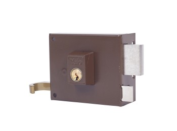 Cerradura sobr. 125 100mm e-50mm pic/pal dcha h.pint. yale 1