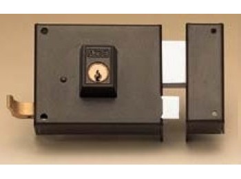 Cerradura sobr. 125 100mm e-50mm pic/pal izq h.pint. yale 12