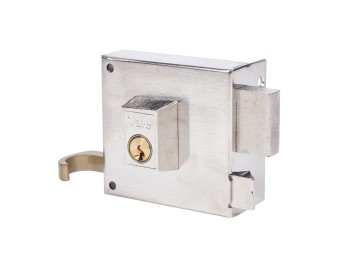 Cerradura sobr. 125 80mm e-48mm pic/pal dcha h.niq. yale 125