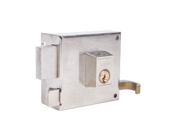Cerradura sobr. 125 80mm e-48mm pic/pal izq h.niq. yale 1258