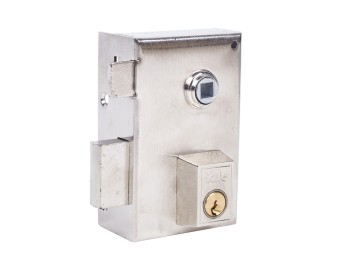 Cerradura sobr. 70x40mm 56b70ihn h.niq. pic/pal izq yale