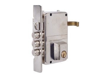 Cerradura sobr. 70x40mm 8ihn h.niq. pic/pal izq yale