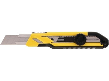 Cutter 18x165mm met c/rueda m/bim+2 cuchillas stht10268-1