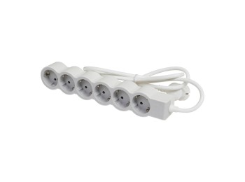 Base multiple elec estand. revolution legrand bl/ne 6x2p+t 1