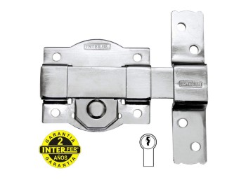 Cerrojo sobr. 30 u-izq. 86mm bombillo 45mm izq u.f. ac inter