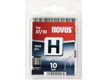 Grapa alambre fino h tipo 37 10mm ancho 10,6mm 1000pz novus