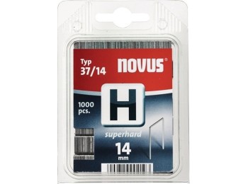 Grapa alambre fino h tipo 37 14mm ancho 10,6mm 1000pz novus