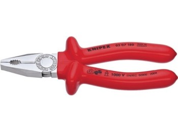 Alicate universal 180mm cromado max 3,4 vde aislo 03 07 180