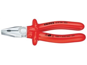 Alicate universal 200mm cromado max 3,8 vde aislo 03 07 200