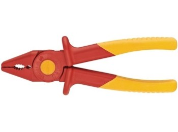 Alicate universal plastico 180mm vde 98 62 01 knipex