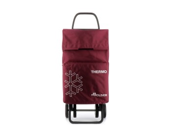 Carro compra 4r fijo aluminio/mf burdeos termo fresh mf rols