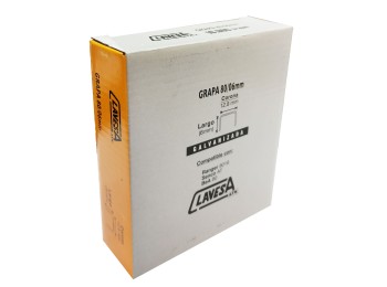 Grapa grapadora modelo 80 06mm ancho 12,7mm pla gr008006 cla