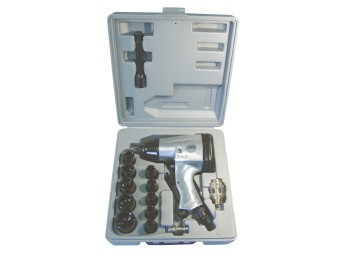 Llave impacto neum 1/2´´ kit17pz neg/pla ep0102k clavesa