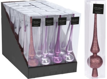 Adorno navidad nav. 27cm punta arbol koopman