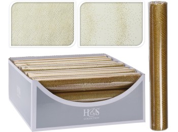 Mantel nav. 30x50cm oro organza koopman