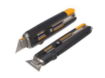 Cutter prof raspador 2en1 hoja retr. stanley