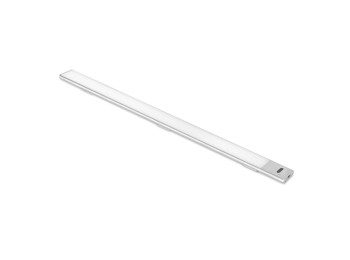 Emuca Aplique LED recargable por USB Kaus con sensor táctil de proximidad, L 600 mm, Anodizado mate, Plástico y Aluminio