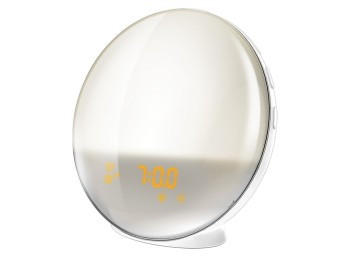 Lampara despertador luzambiente muvit io abs bl miolamp005 r