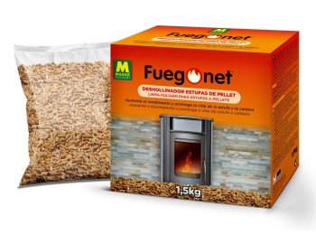 Deshollinador estufa caldera pellet 1,5 kg fuegonet
