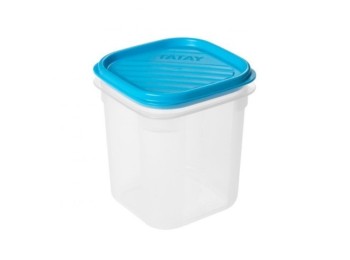 Hermetico alimen. cuadrado 0,7lt pl az tatay