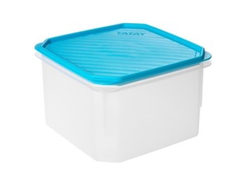 Hermetico alimen. cuadrado 2,9lt pl az tatay