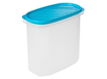 Hermetico alimen. ovalado 2,0lt pl az tatay