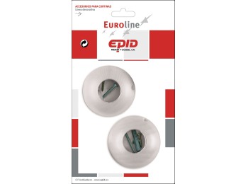 Soporte barra cort Ø29x30mm lateral mad epid 2 pz