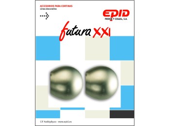 Terminal barra cort Ø19x90mm epid met nordia 2105500263 2 pz