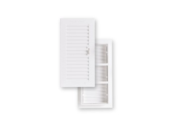 Rejilla vent 133x260mm emp fepre abs bl espesor 2,4 cm 27014