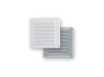 Rejilla vent 150x150mm emp fepre alu bl con mosquitera espes