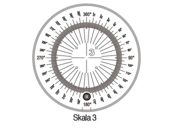 Escala mediciÓn lupa pie tech-line Ø25/2,5mm duo 3 schweizer