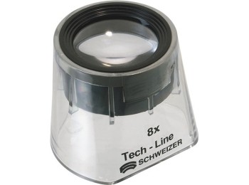 Lupa de pie aumento 08x Ø22,8mm vario tech-line schweizer