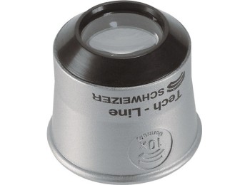 Lupa relojero aumento 15x Ø16,3mm tech-line schweizer