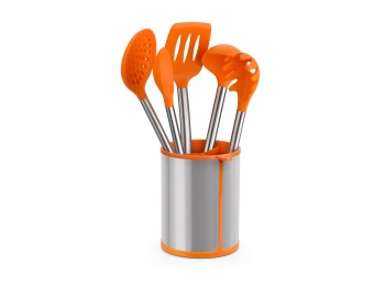 Juego utensilios coc nylon-inox efficient bra 5 pz