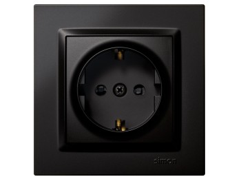 Base enchufe elec schuko tt empotrar ne serie 10 simon