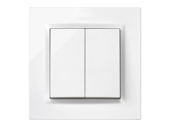 Interruptor electricidad emp conm. dob bl serie 10 simon