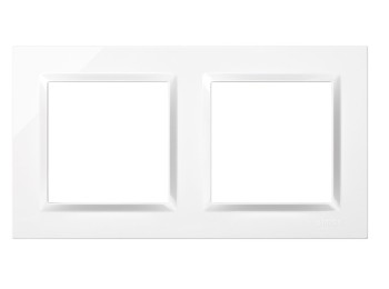 Marco elec 2 elementos emp. bl serie 10 simon