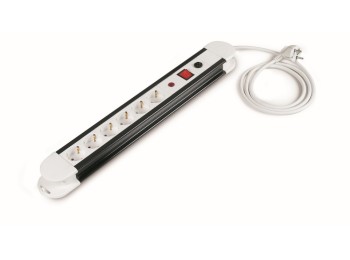 Base mÚltiple 6 tomas cable 3x1,5mm² 1,5m int+termosta tayg