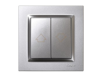 Pulsador pers 840x840 mm 230v alum serie 10 simon