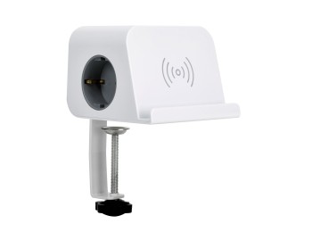 Base multiple elec 4 usb 2t-tt combiflat wireless simon bl 1