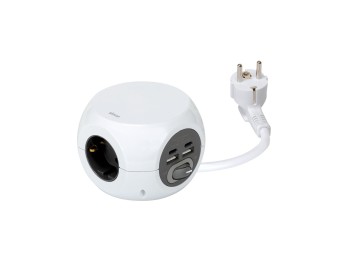 Base multiple elec 4 usb 3t-tt combiball simon bl 100x950x73