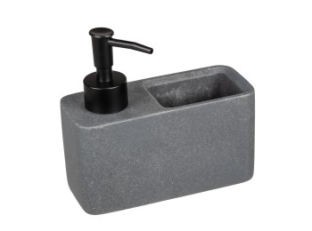 Dosificador coc 14.5x14.3x6cm con estropajo polires wenko