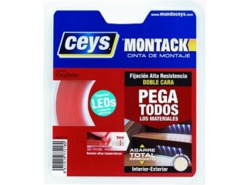 Cinta adh 08mmx 10mt d/cara montack ceys