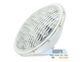 Bombilla ilumin led par 56 26w 6000k sumergible abs bl rsr